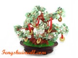 Aventurine Crystal Bonsai Tree with 9 Coins