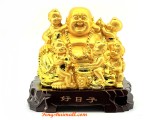 Golden Laughing Buddha of Fivefold Happiness