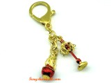 Ksiddigarbha Fireball Amulet Keychain